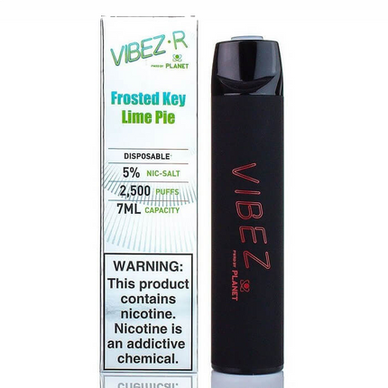 VIBEZ R - FROSTED KEY LIME PIE - 2500 PUFFS